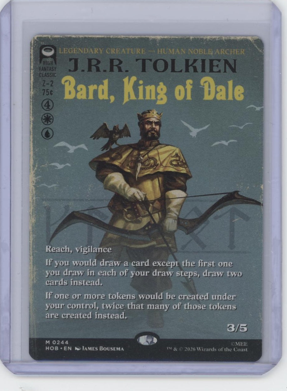 The Hobbit #244 Bard, King of Dale (Borderless)