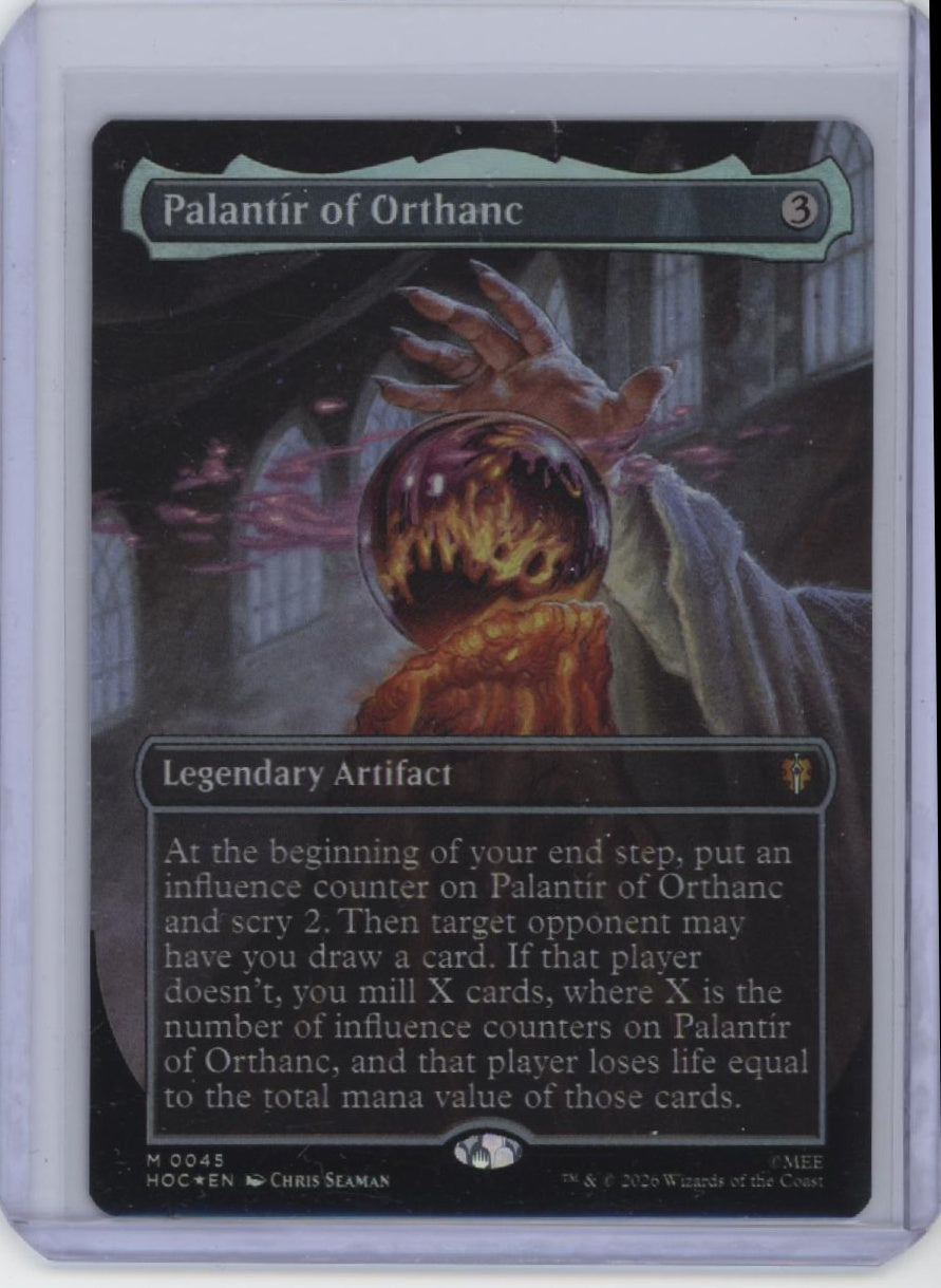 The Hobbit: Eternal-Legal #45 Palantir of Orthanc (Borderless) Foil