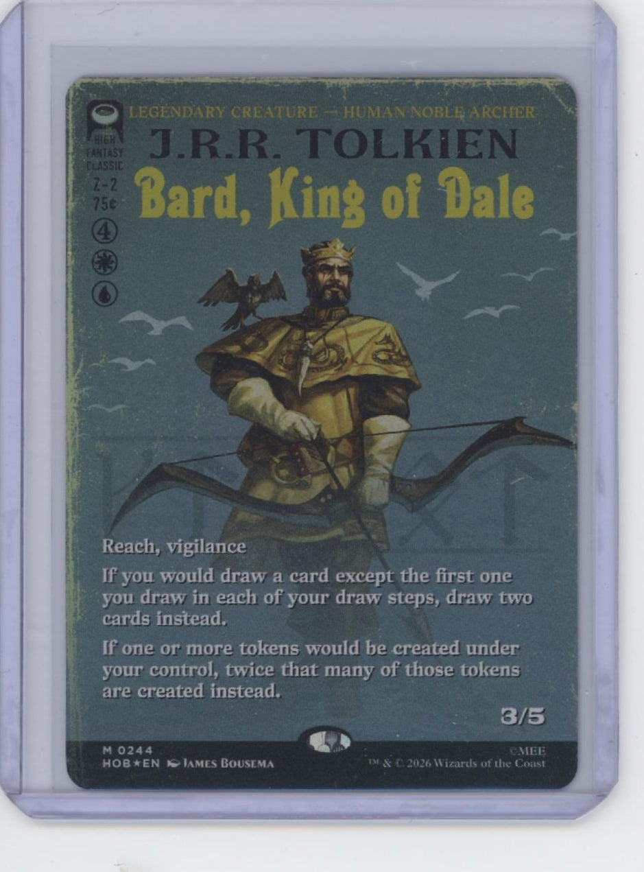 The Hobbit #244 Bard, King of Dale (Borderless)