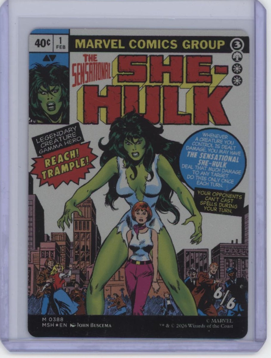 Marvel Super Heroes #388 Jennifer Walters (Borderless) (0388)