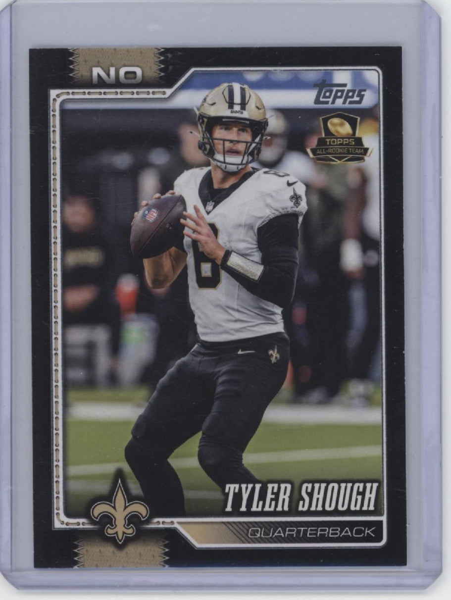 2026 Topps Flagship #145 Tyler Shough Black #/70