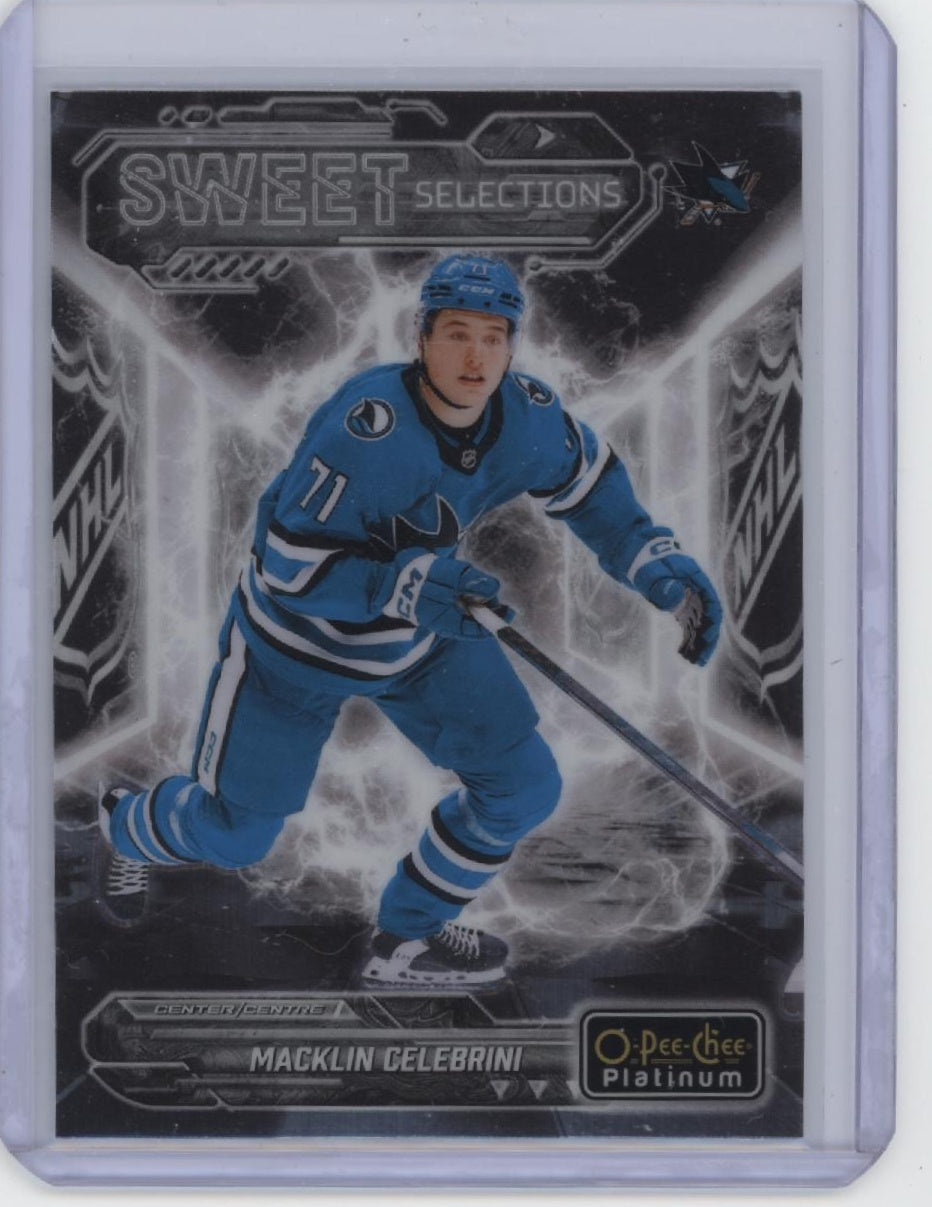 2024-25 O-Pee-Chee Platinum #SS-11 Macklin Celebrini Sweet Selections