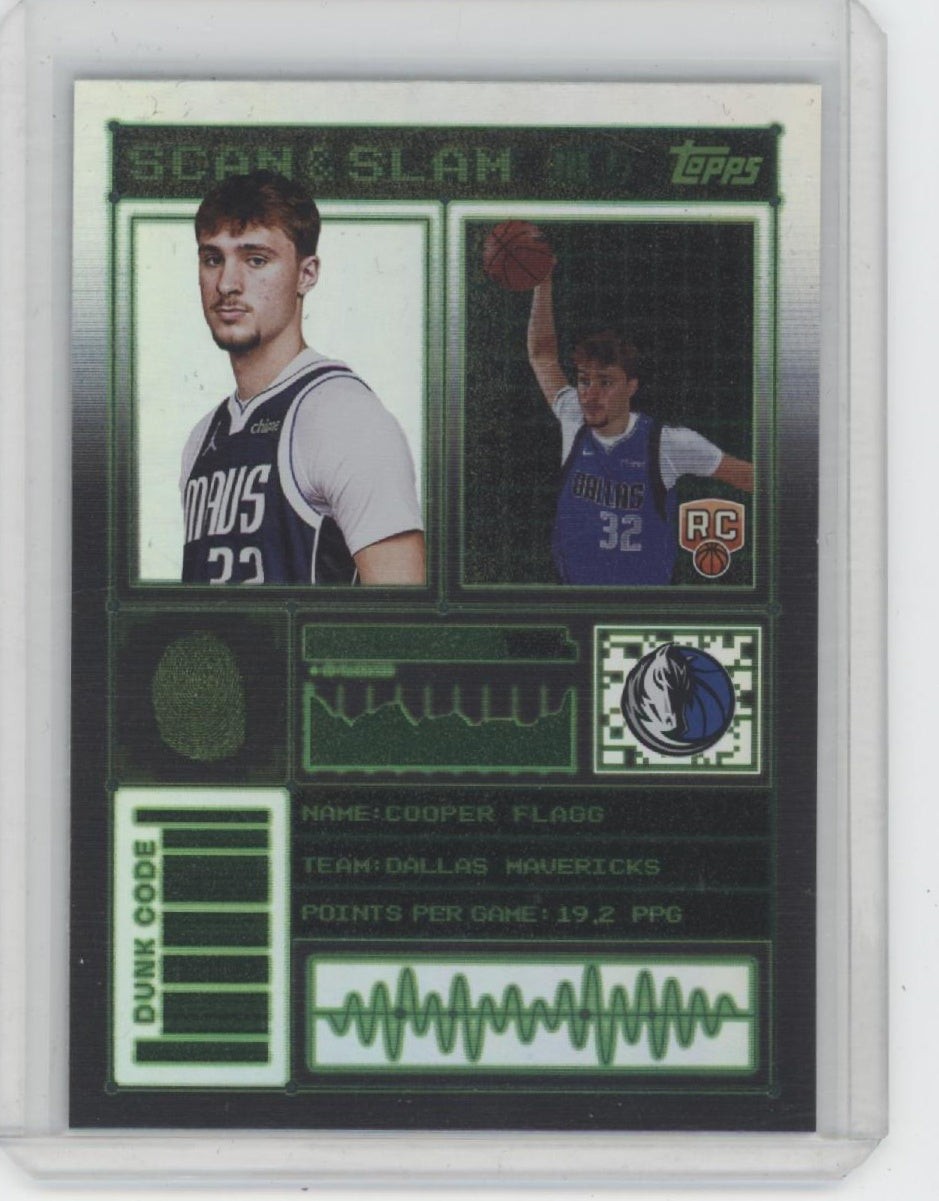 2025-26 Topps #SS-26 Cooper Flagg Scan and Slam