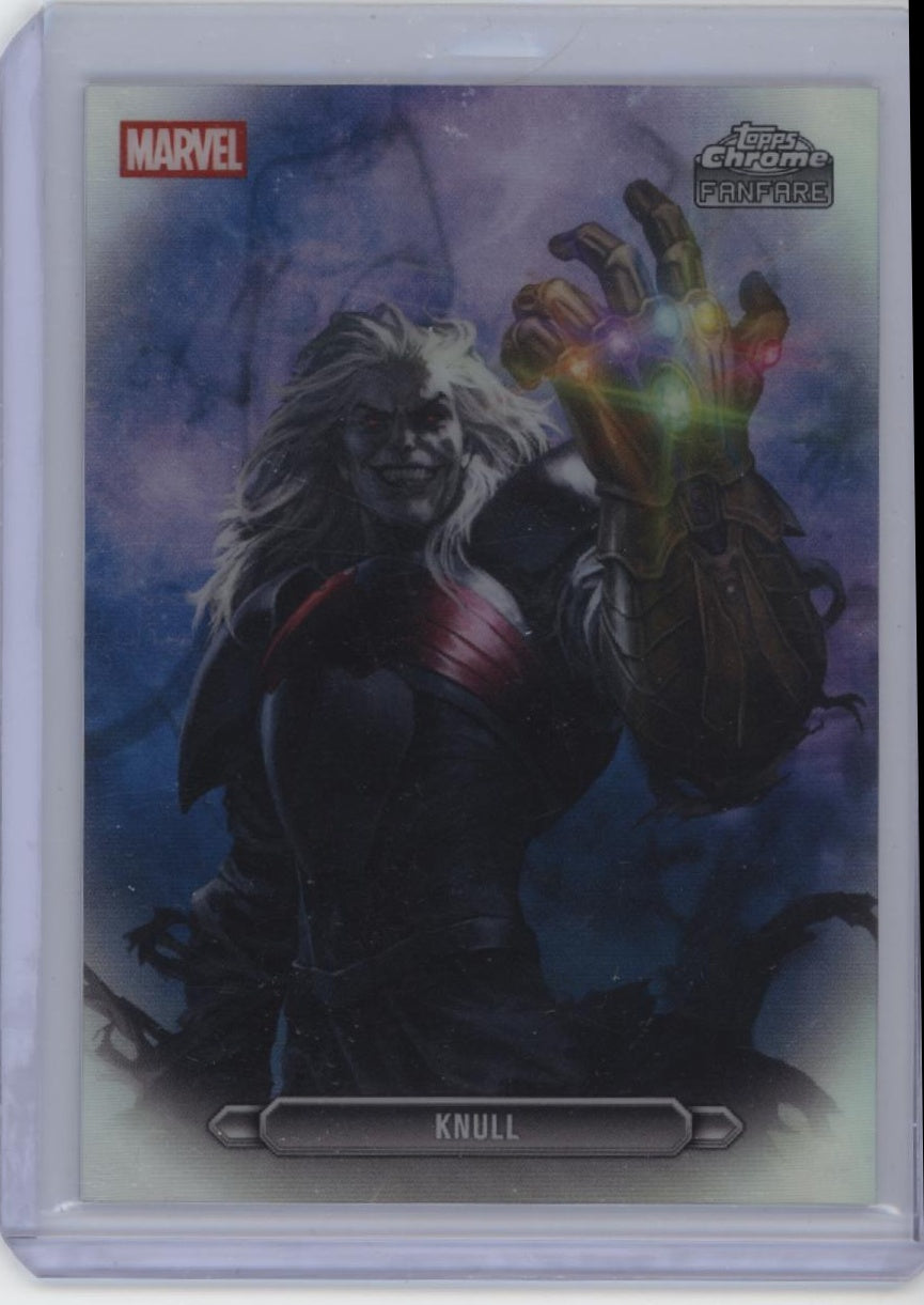 2026 Topps Chrome Marvel #FF-23 Knull Fanfare