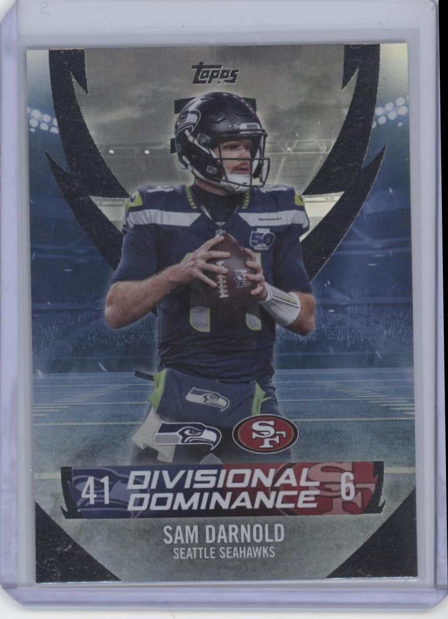 2026 Topps Flagship #DD-9 Sam Darnold Divisional Dominance