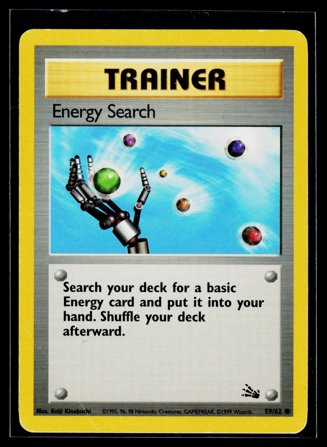 Pokémon Fossil #59/62 Energy Search