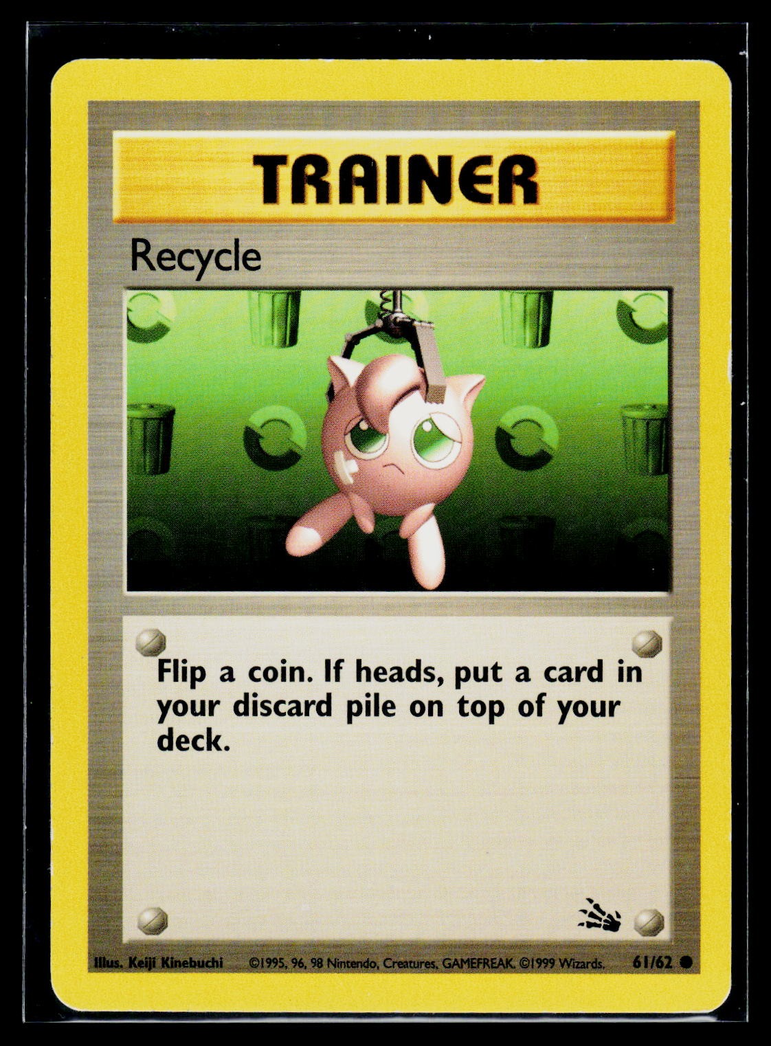 Pokémon Fossil #61/62 Recycle