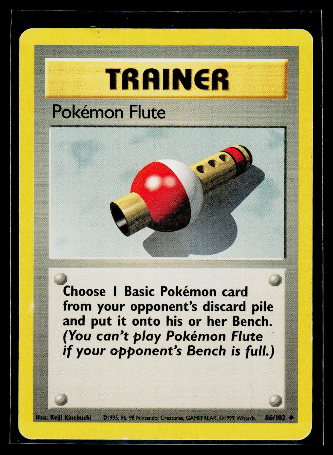 Pokémon Base Set #086/102 Pokemon Flute