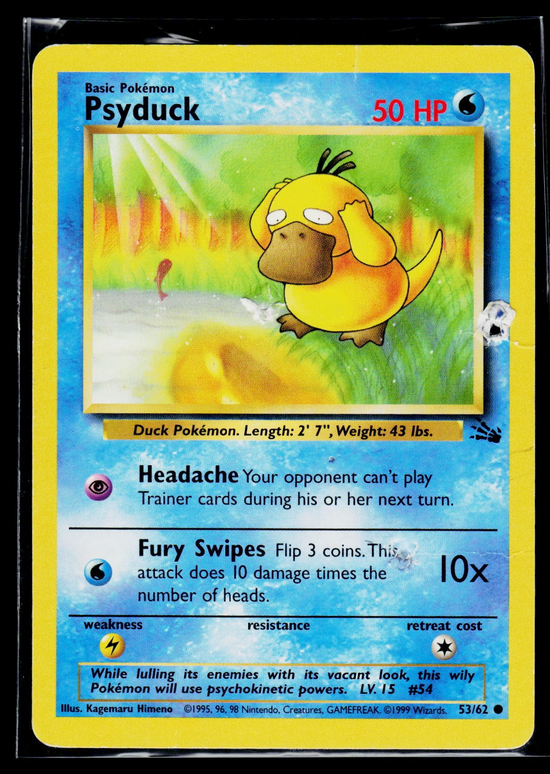 Pokémon Fossil #53/62 Psyduck