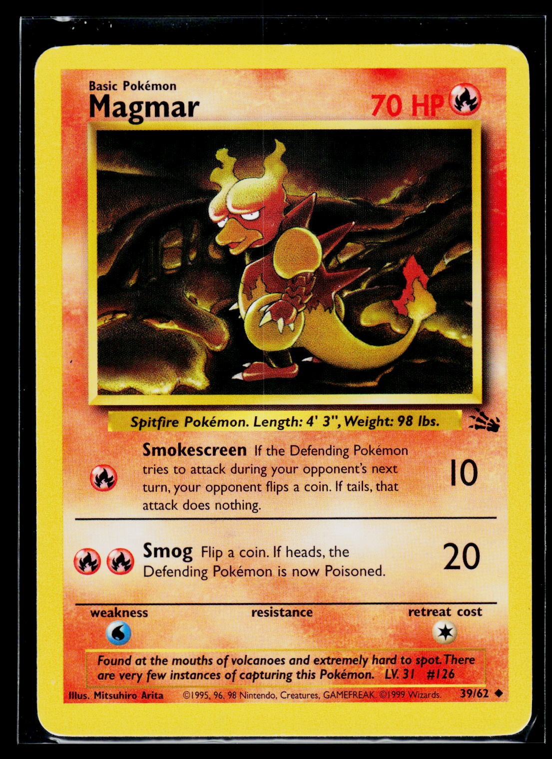 Pokemon Fossil #39/62 Magmar