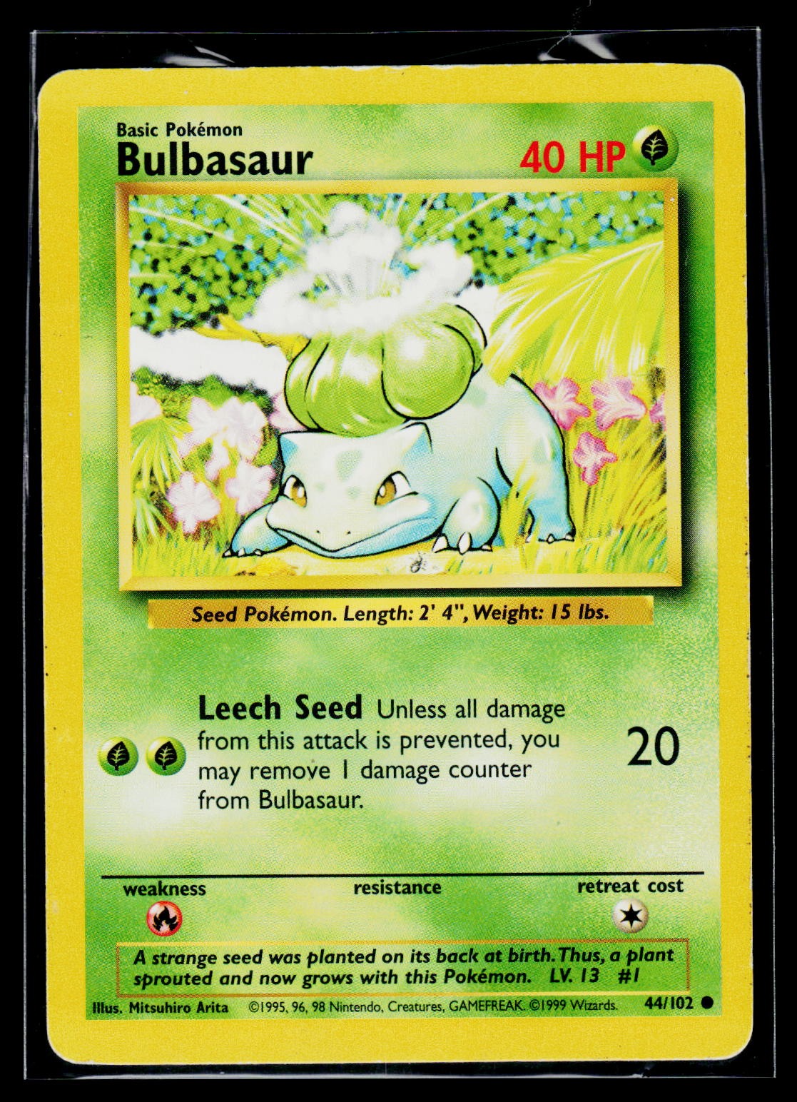 Pokémon Base Set #044/102 Bulbasaur