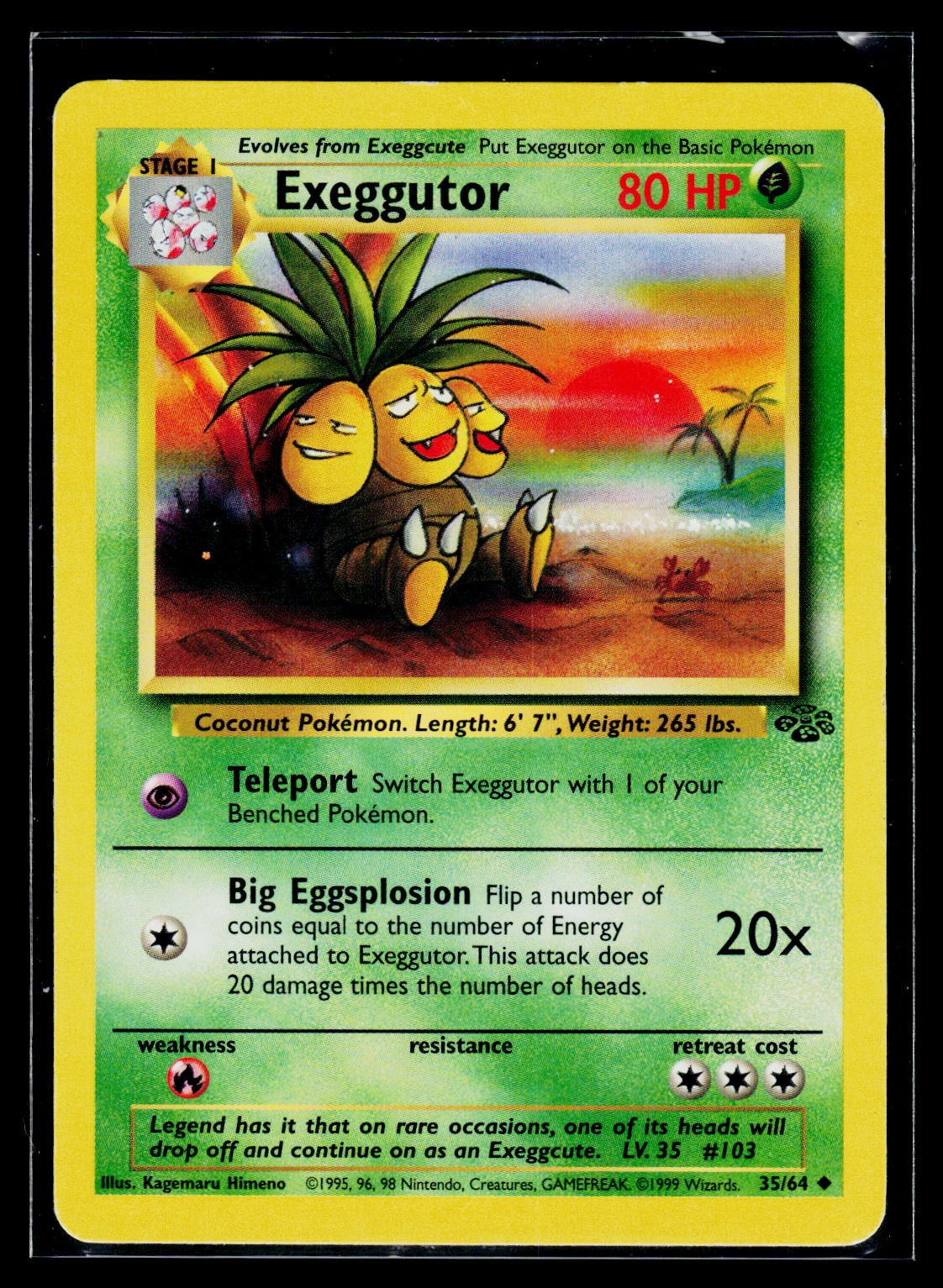 Pokémon Jungle #35/64 Exeggutor