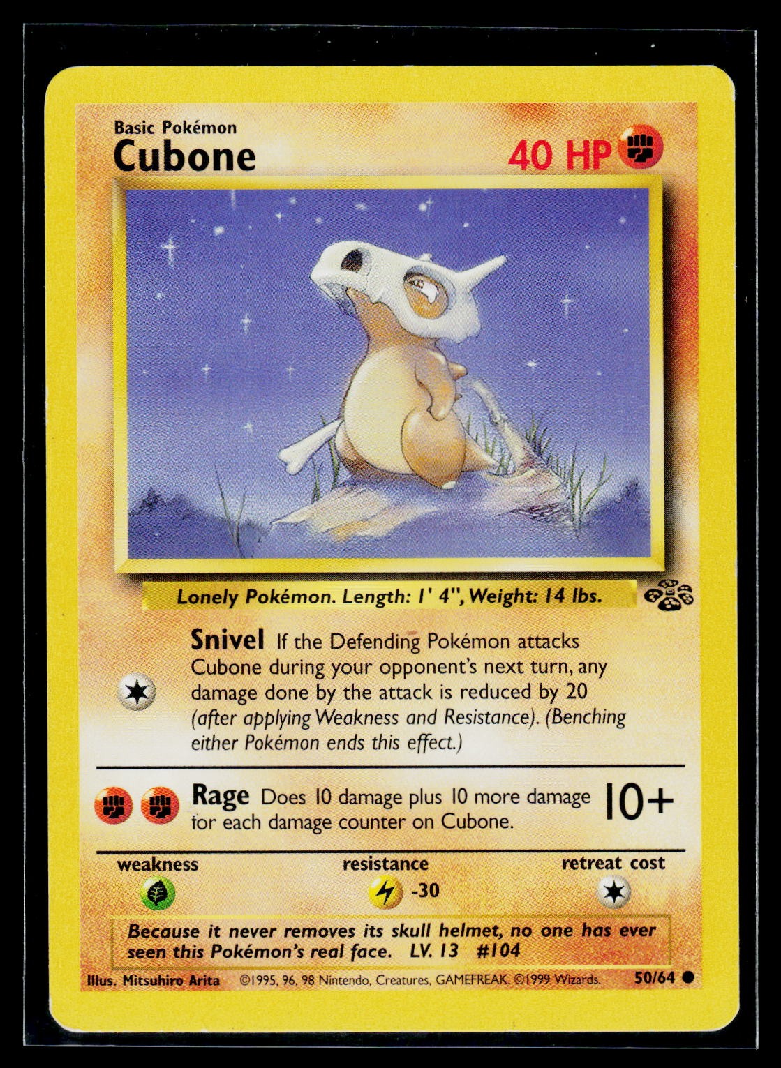 Pokémon Jungle #50/64 Cubone