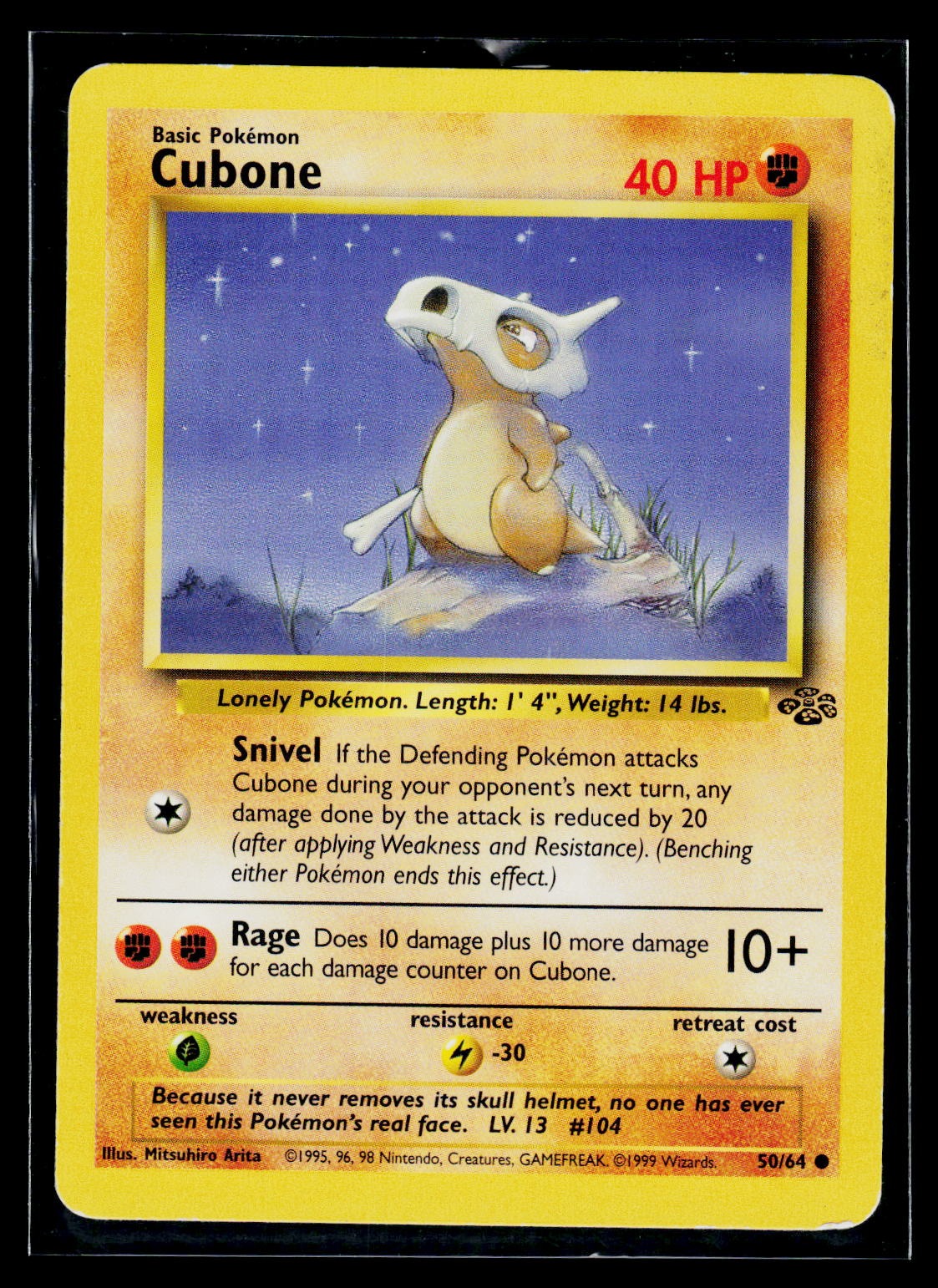 Pokémon Jungle #50/64 Cubone