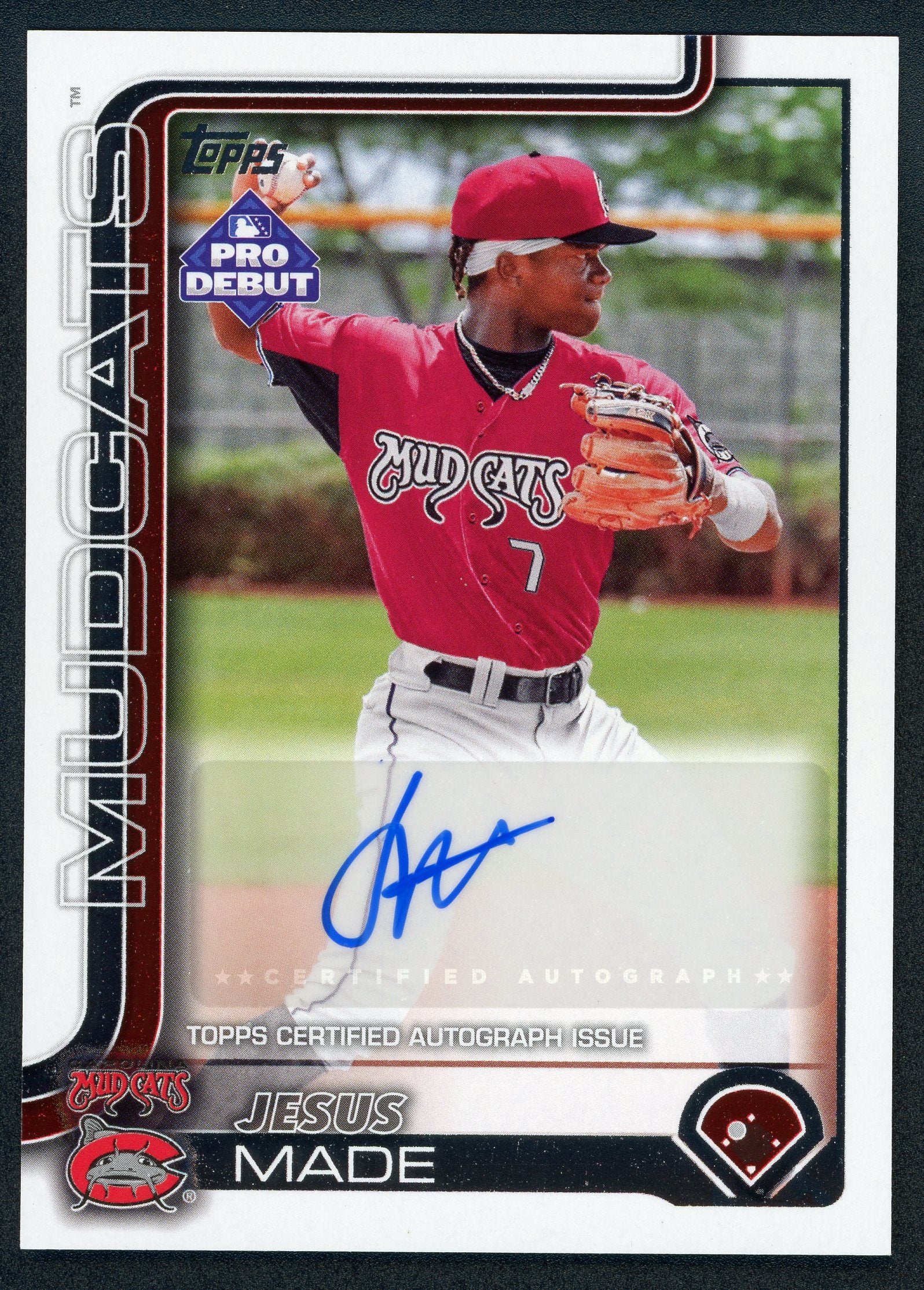 Jesus Made [Autograph] #PD-39 - Baseball Cards Topps Pro Debut