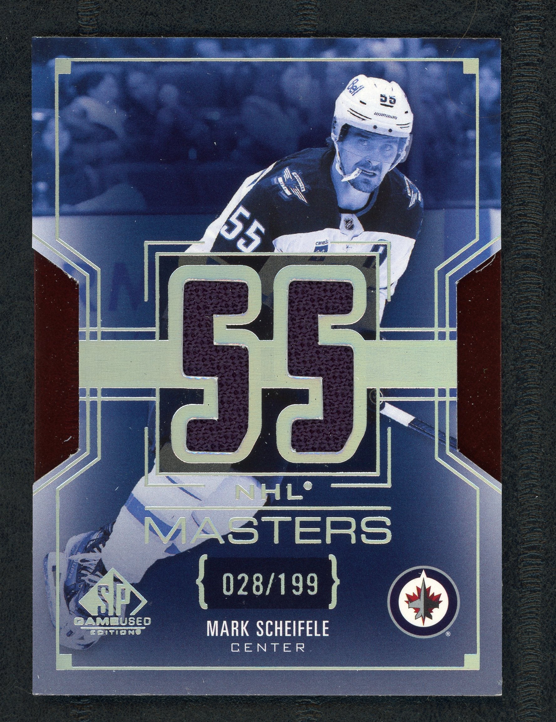 Mark Scheifele [Jersey] #NM-32 - Hockey Cards SP Game Used NHL Masters