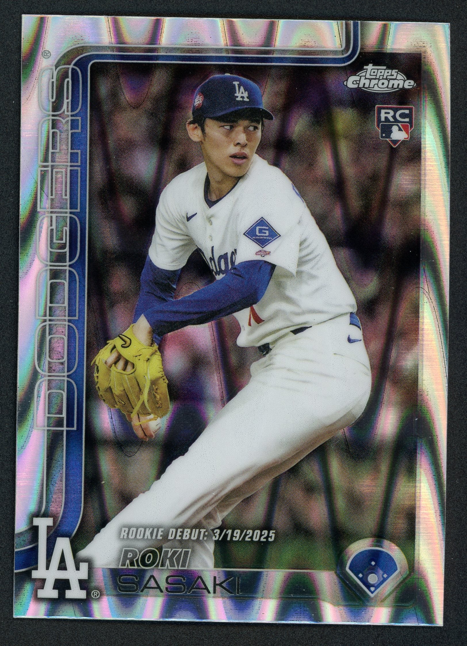 Roki Sasaki [RayWave Refractor] #USC72 Topps Chrome Update