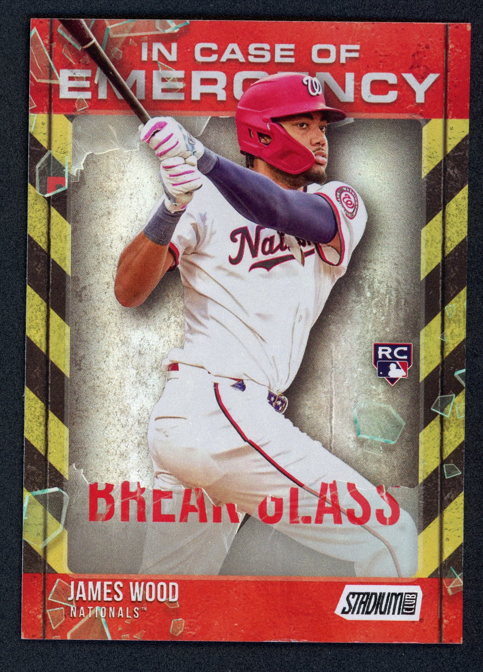 James Wood [Gold] #ICE-11 - Baseball Cards Topps Stadium Club In Case Of Emergency
