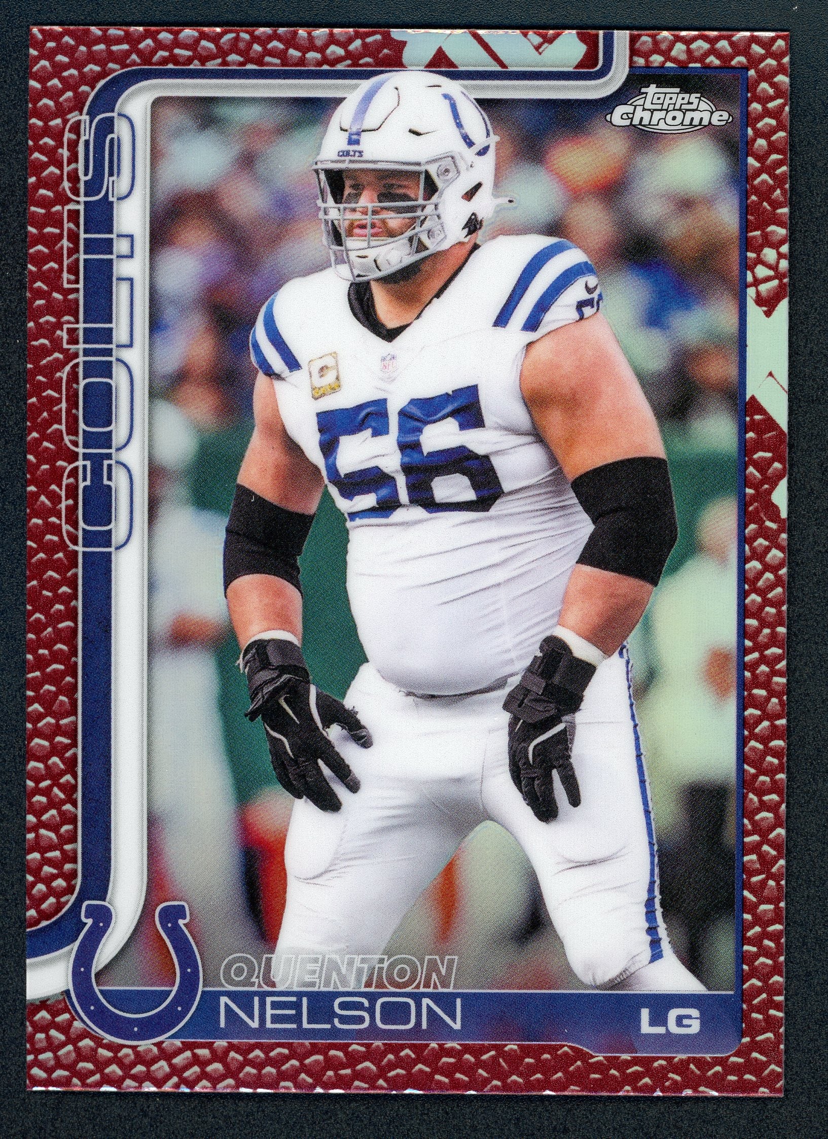 Quenton Nelson [Football Boarder] #144 Topps Chrome Football