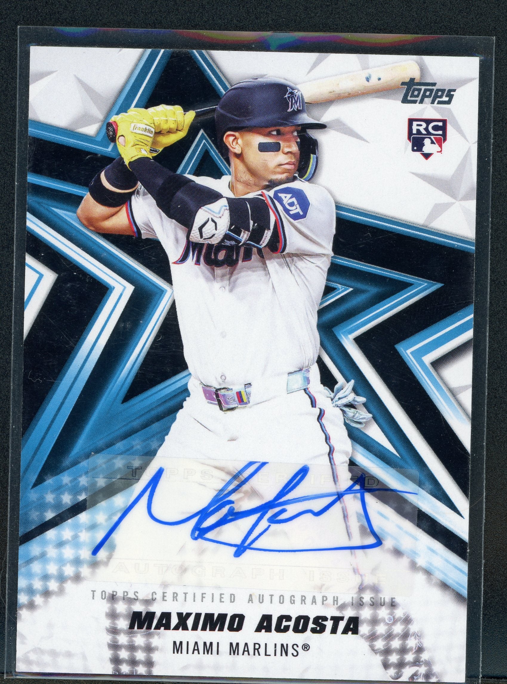 Maximo Acosta #BSA-MA - Baseball Cards Topps Baseball Stars Autograph